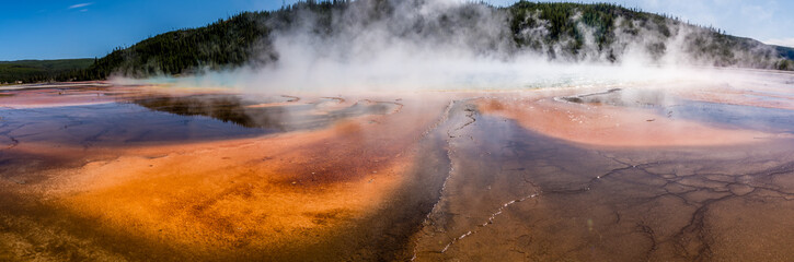 Grand Prismatic Spring in Yellowstone National Park
