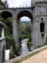 Fototapeta na wymiar roman aqueduct country