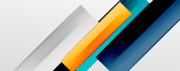 Color abstract lines trendy geometric background for business or technology presentation, internet poster or web brochure cover, wallpaper