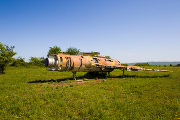 Soviet union army jet airplane