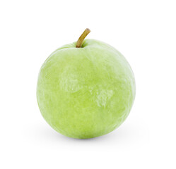 Pink guava isolated on white background