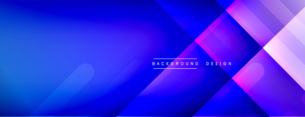 Dynamic lines abstract background. 3D shadow effects and fluid gradients. Modern overlapping forms