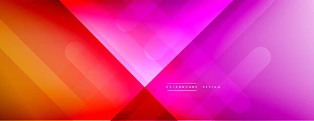 Dynamic lines abstract background. 3D shadow effects and fluid gradients. Modern overlapping forms