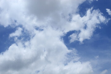 blue sky with clouds