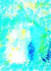 Fototapeta na wymiar Abstrackt background in turquoise, blue, white and yellow colors