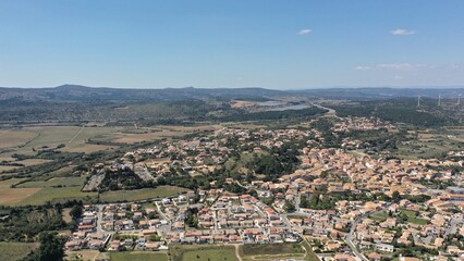 Village occitan dans le sud de la France,