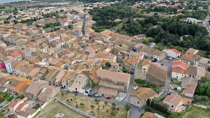 Village occitan dans le sud de la France,