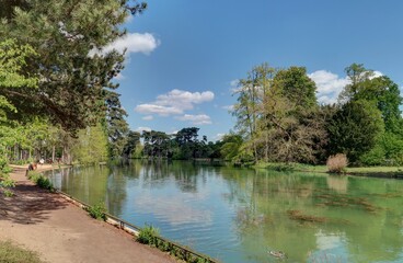 Fototapeta na wymiar Bois de Boulogne à Paris