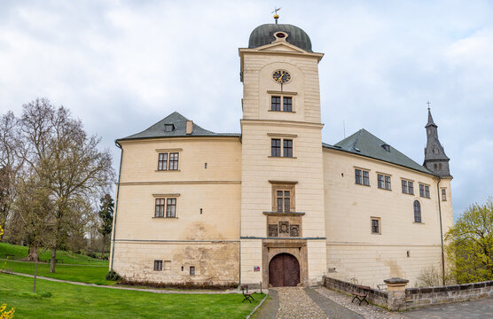 Hruby Rohozec castle panorama. 1st of May 2021