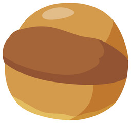 チョコクリームのマリトッツォ