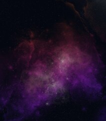 Galaxy background. Nebula in the space. Stars and milky way