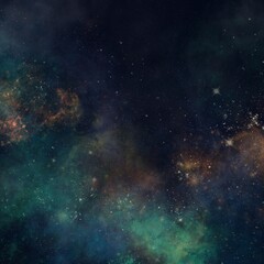 Galaxy background. Nebula in the space. Stars and milky way