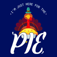 im just here for the pie jersey poster design illustration vector Logo Vector Template Illustration Graphic Design design for documentation and printing