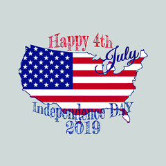 independence day usa july womens rolled sleeve Logo Vector Template Illustration Graphic Design design for documentation and printing