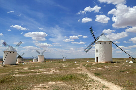 Die Windm&uuml;hlen von Campo Criptana La Mancha
