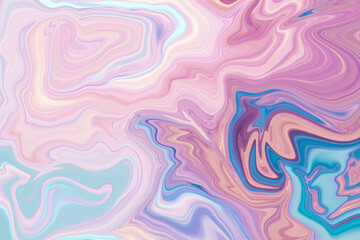 Abstract background. Liquid and fluid marble texture, colourful pastel paint, mix colors.