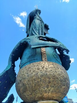 The Monument To The Grand Prince Of The Serbian Grand Principality From 1166 To 1196 Stefan Nemanja, The Work Of The Russian Sculptor And Academician Alexander Rukavishnikov, Was Unveiled In Belgrade