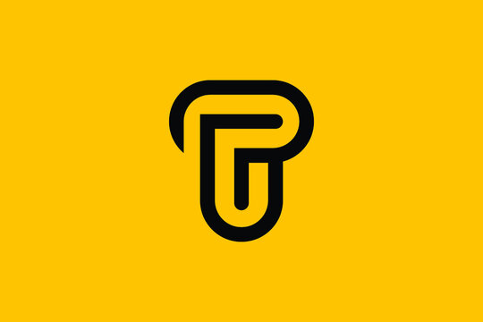 TP logo letter design on luxury background. PT logo monogram initials letter concept. PG icon logo design. GP elegant and Professional letter icon design on background. PT TP PG GP