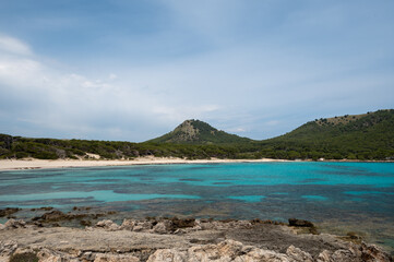 Fototapeta premium Die Cala Agulla / Cala Guyá auf Mallorca