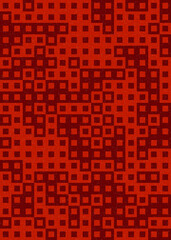 Fototapeta premium Abstract Geometric Pattern generative computational art illustration