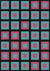 Abstract Geometric Pattern generative computational art illustration