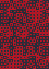 Abstract Geometric Pattern generative computational art illustration