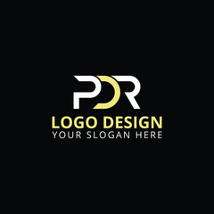 pdr logo design professional logo 