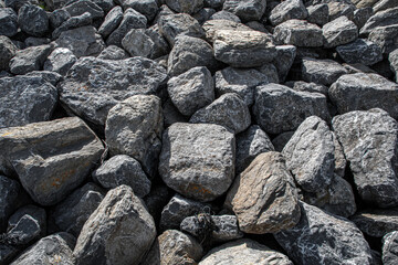 black and white stones