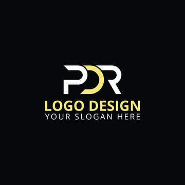 pdr logo design professional logo 