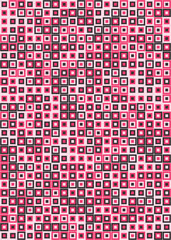 Fototapeta premium Abstract Geometric Pattern generative computational art illustration