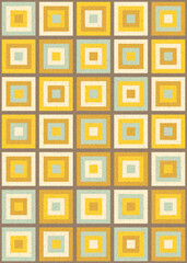 Abstract Geometric Pattern generative computational art illustration