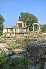 ancient hindu and jain temple remains in Alwar,rajasthan,india,asia