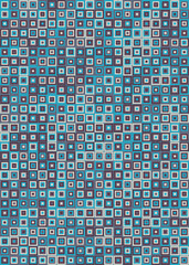 Abstract Geometric Pattern generative computational art illustration