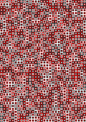 Abstract Geometric Pattern generative computational art illustration