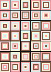 Abstract Geometric Pattern generative computational art illustration