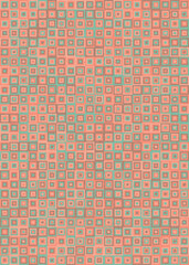 Fototapeta premium Abstract Geometric Pattern generative computational art illustration