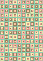 Abstract Geometric Pattern generative computational art illustration