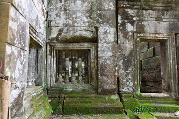 Ancient ruins Koh Ker Temple, Siem Reap Cambodia Sep 2015. 