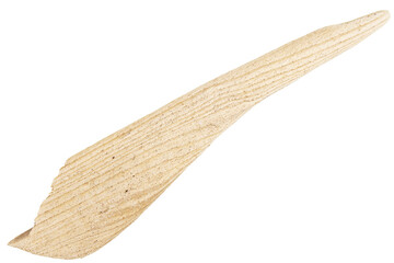 Piece of driftwood isolated on white