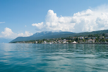 Aux bords du lac léman