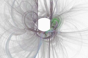 abstract fractal background with circles