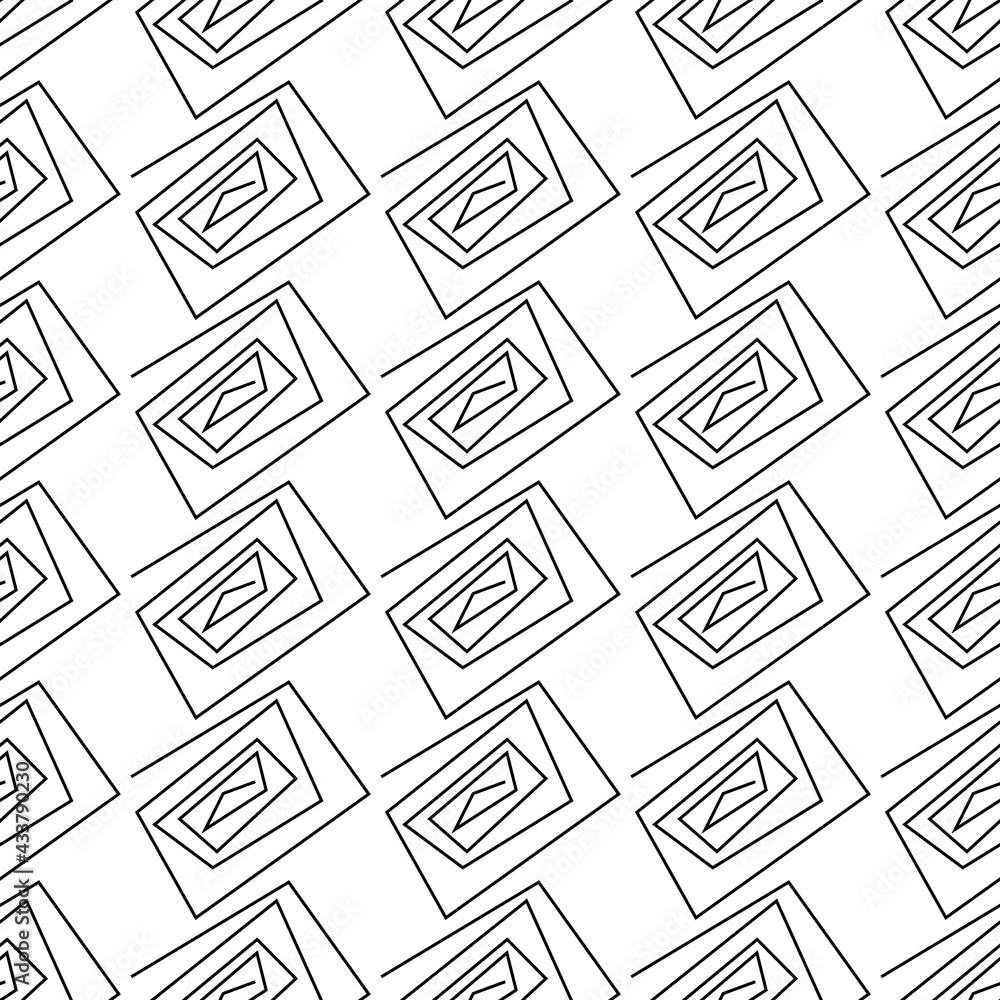 Aufkleber grotesque diagonal spirals make pattern. vector black spiral shapes.