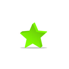star shape logo. Vector illustration.