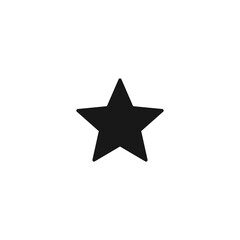 Obraz premium star shape logo. Vector illustration.