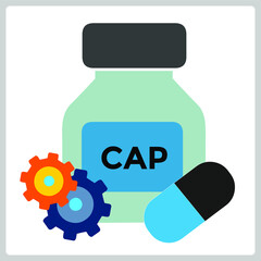 Vector illustration for Drug EPS10