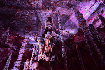 The spectacular Gruta Rei do Mato cave near Sete Lagoas, Minas Gerais, Brazil	