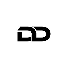 DD initial Creative connected elegant. letter logo design template