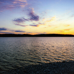 Fototapeta premium sunset over the sea