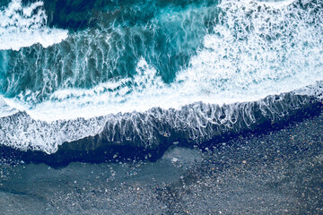 Atlantic Ocean Aerial View La Gomera Canary Island, Spain.