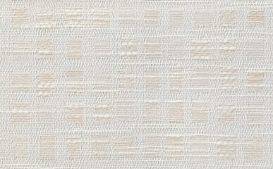 Fabric texture canvas. Cotton background. Detail close up for dress or other modern fashion textile print. Beige textured design.
